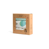 Set of 3 Organic Bamboo Burp & Bib Cloth - Balloons